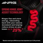 30590 Állítható térdvédő keresztpántokkal