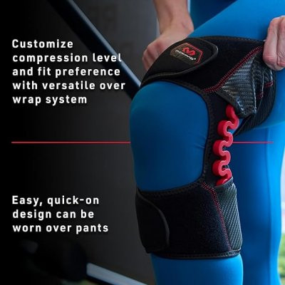 30590 Állítható térdvédő keresztpántokkal