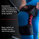 30630 NRG rugós zsanéros térdrögzítő