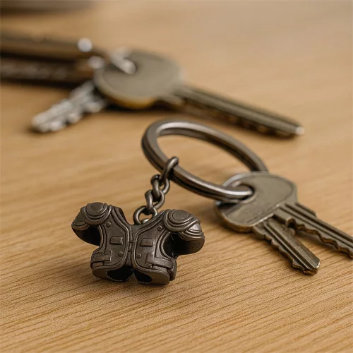 40YARDS 3D fém kulcstartó - vállvédő