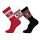 NFL 49ers 3pk Crew Socks-Red/White