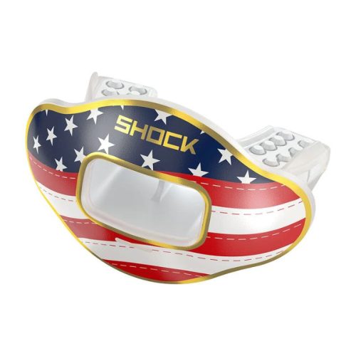 Max AirFlow Lip Guard - Chrome Stars & Stripes Stars & Stripes OSFA Gold Ajakvédős Fogvédő