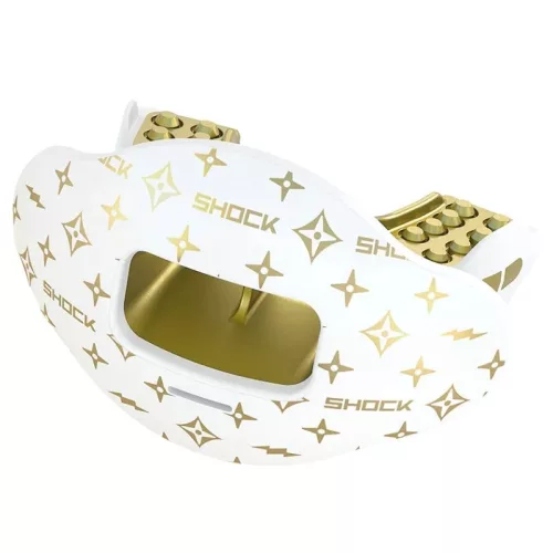 Max AirFlow Lip Guard -  Print White/Gold Lux OSFA Ajakvédős Fogvédő