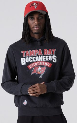 Tampa Bay Buccaneers NFL Team Logo Grey Hoodie