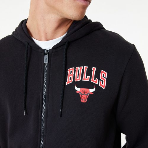 Chicago Bulls NBA Essentials cipzáras kapucnis pulóver