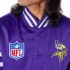 NFL Szatén Bomber Dzseki - Minnesota Vikings