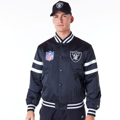 NFL Szatén Bomber Dzseki - Las Vegas Raiders