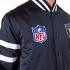 NFL Szatén Bomber Dzseki - Las Vegas Raiders