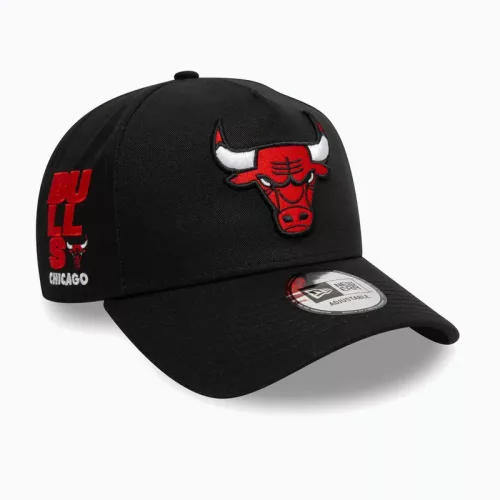 Bulls NBA Patch Black 9FORTY A-Frame sapka
