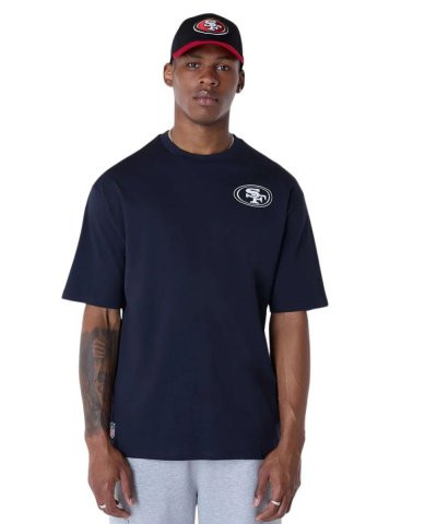San Francisco 49Ers Super Bowl Graphic Navy Oversized póló