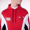 Chicago Bulls NBA Graphic Red Oversized Pullover Hoodie