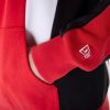 Chicago Bulls NBA Graphic Red Oversized Pullover Hoodie