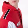 Chicago Bulls NBA Graphic Red Oversized Pullover Hoodie