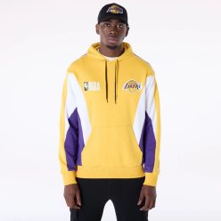 LA Lakers NBA Graphic Yellow Oversized kapucnis pulóver