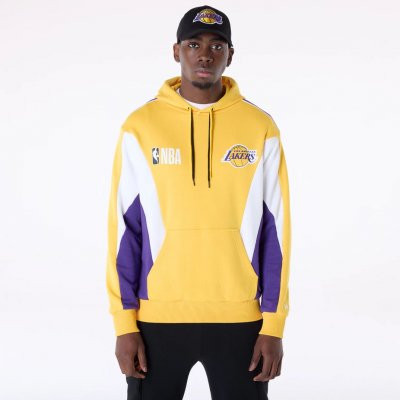 LA Lakers NBA Graphic Yellow Oversized kapucnis pulóver