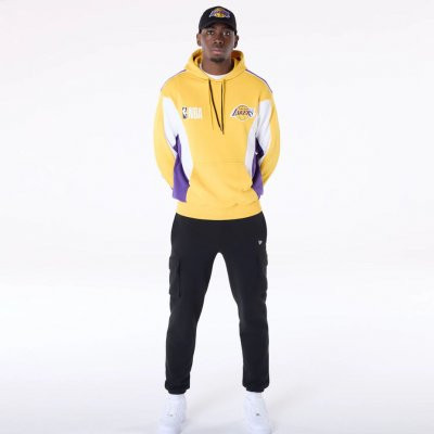 LA Lakers NBA Graphic Yellow Oversized kapucnis pulóver