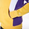 LA Lakers NBA Graphic Yellow Oversized Pullover Hoodi