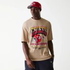 Kansas City Chiefs NFL Washed Super Bowl Beige Oversized Póló