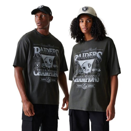 Las Vegas Raiders NFL Washed Super Bowl Oversized Póló