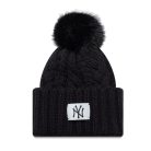 CABLE WIDE BEANIE NY.YANKEES fekete sapka