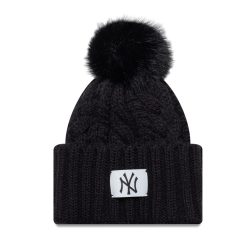 CABLE WIDE BEANIE NY.YANKEES fekete sapka