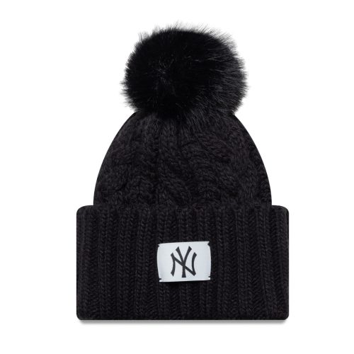 CABLE WIDE BEANIE NY.YANKEES fekete sapka