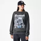Las Vegas Raiders NFL Boxy Washed Super Bowl Grey Oversized pulóver