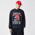Kansas City Chiefs NFL Washed Super Bowl Black Oversized pulóver