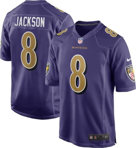 Lamar Jackson #8- Nike Secondary Alternate Game Jersey (Hivatalos Mez)