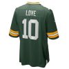 Jordan Love#10- Nike Game Home Jersey