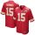 Patrick Mahomes #15 Nike Home Game Jersey( Eredeti mez)/Piros-Sárga