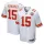 P. Mahomes #15 - Nike Game Road Jersey / Fehér