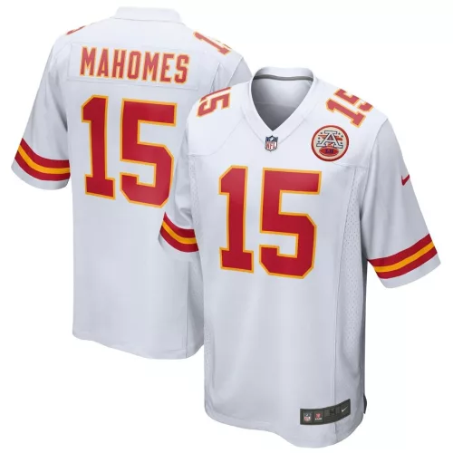 P. Mahomes #15 - Nike Game Road Jersey / Fehér