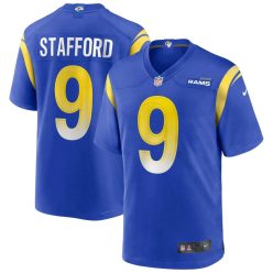 Stafford #9 - Nike Home Game Jersey / Kék (Hivatalos Mez)