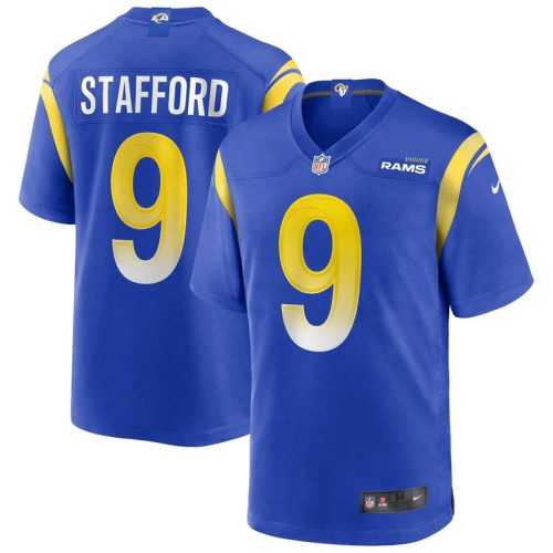 Stafford #9 - Nike Home Game Jersey / Kék (Hivatalos Mez)