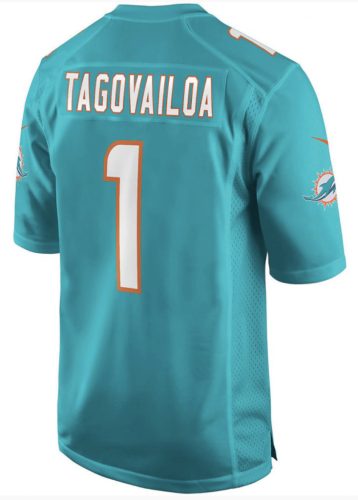 Tagovailoa  #1 Nike Home Game Jersey /Turbo Green (Hivatalos Mez)