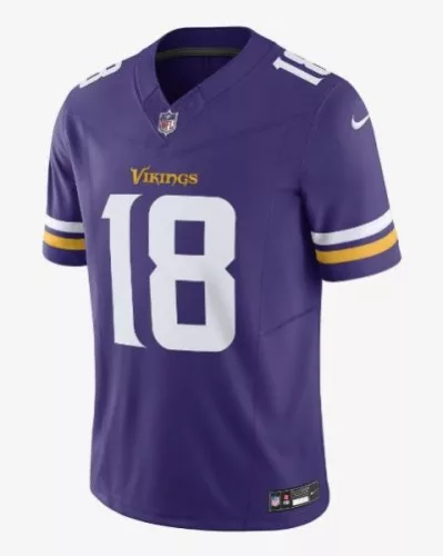 Justin Jefferson 18 - Nike Home Game Jersey (Hivatalos Mez)