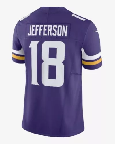 Justin Jefferson 18 - Nike Home Game Jersey (Hivatalos Mez)