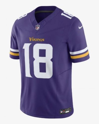 Justin Jefferson 18 - Nike Home Game Jersey (Hivatalos Mez)