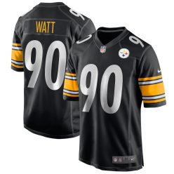   T.J. Watt #90 - Nike Home Game Jersey / Black (Hivatalos Mez)