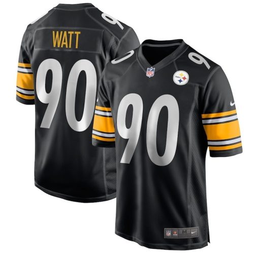 T.J. Watt #90 - Nike Home Game Jersey / Black (Hivatalos Mez)