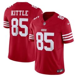   George Kittle 85- Nike Home Game Jersey / Piros (Hivatalos Mez)