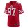 Nick Bosa 97- Nike Home Game Jersey / Piros (Hivatalos Mez)