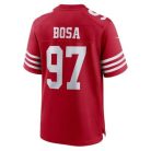 Nick Bosa 97- Nike Home Game Jersey / Piros (Hivatalos Mez)