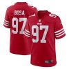 Nick Bosa 97- Nike Home Game Jersey / Piros