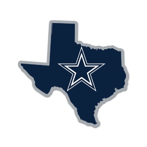 Dallas Cowboys - Állam alakú falikép fából