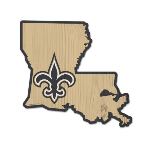 New Orleans Saints - Állam alakú falikép fából