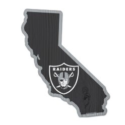 Las Vegas Raiders - Állam alakú falikép fából