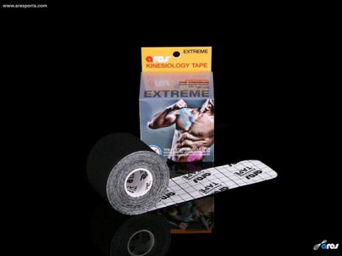 ARES EXTREME Kinesio Tape tapasz - METÁL FEKETE