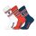 NFL Bears 3 darabos Crew zokni White/Orange/Navy